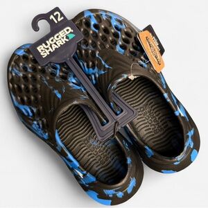 Rugged Shark Toddler Slip on Water Sneakers